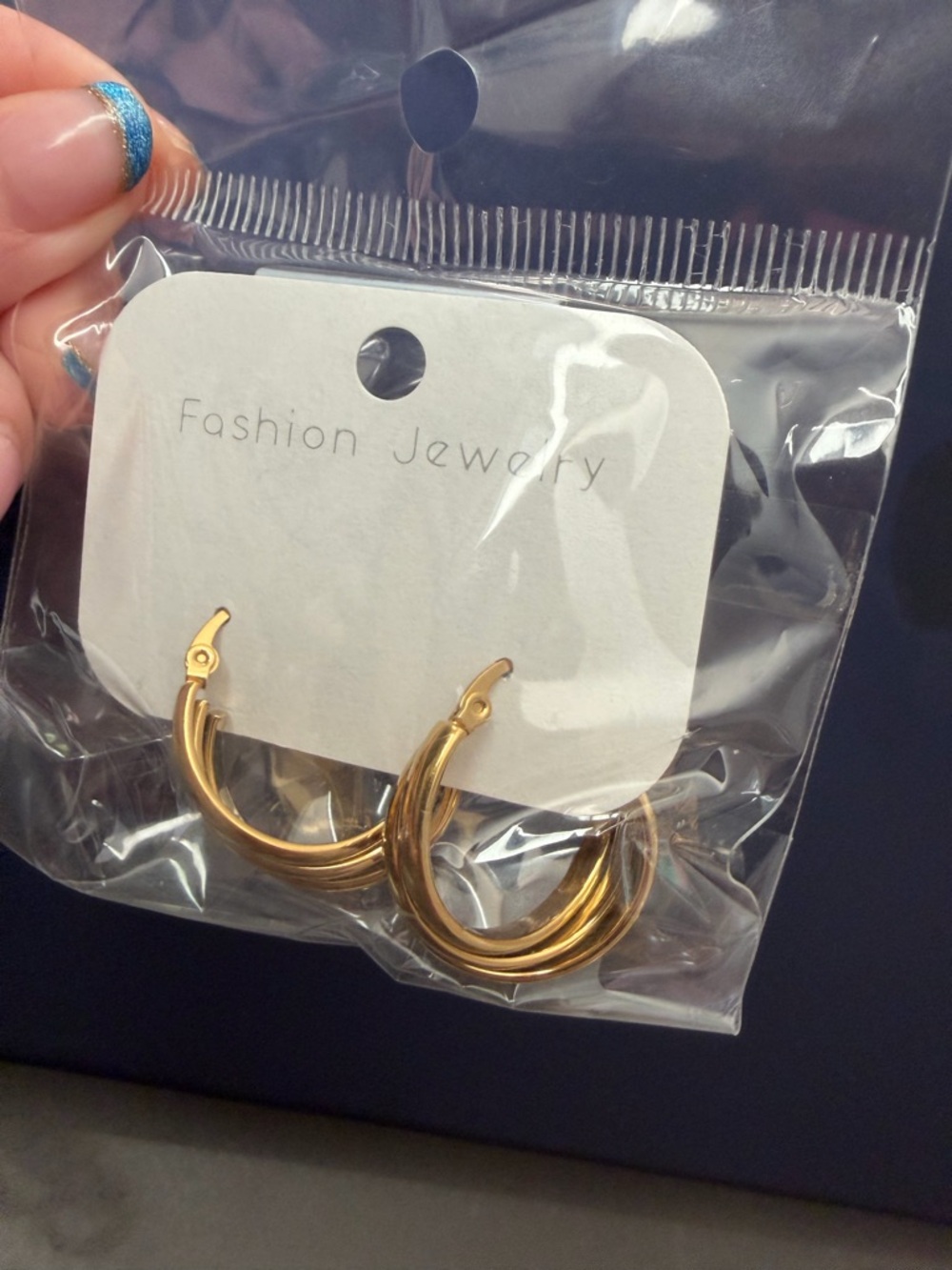 Pol Atteu Gold Hoop Earrings - Fashion Jewelry